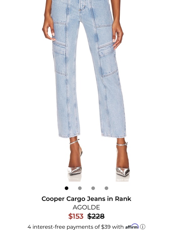 Agolde Denim - Agolde cooper Cargo Jeans